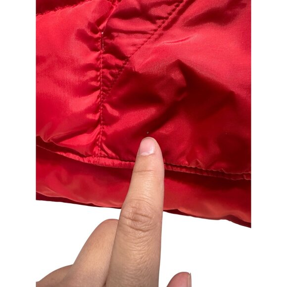 Vintage Eddie Bauer Down Puffer Vest Men XL Red Quilted Outdoor Gorpcore Hiking - Picture 8 of 16